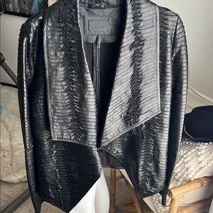 Chic Black Leather Jacket